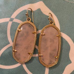 Pink Quartz Kendra Scott Elle Earring